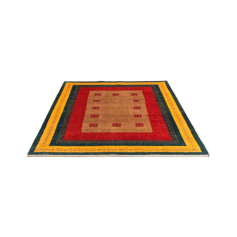Gabbeh Teppich - Perser - 197 x 155 cm - mehrfarbig