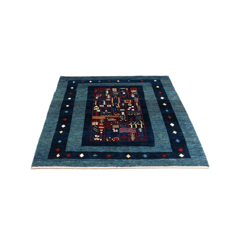 Gabbeh Teppich - Perser - 173 x 124 cm - blau