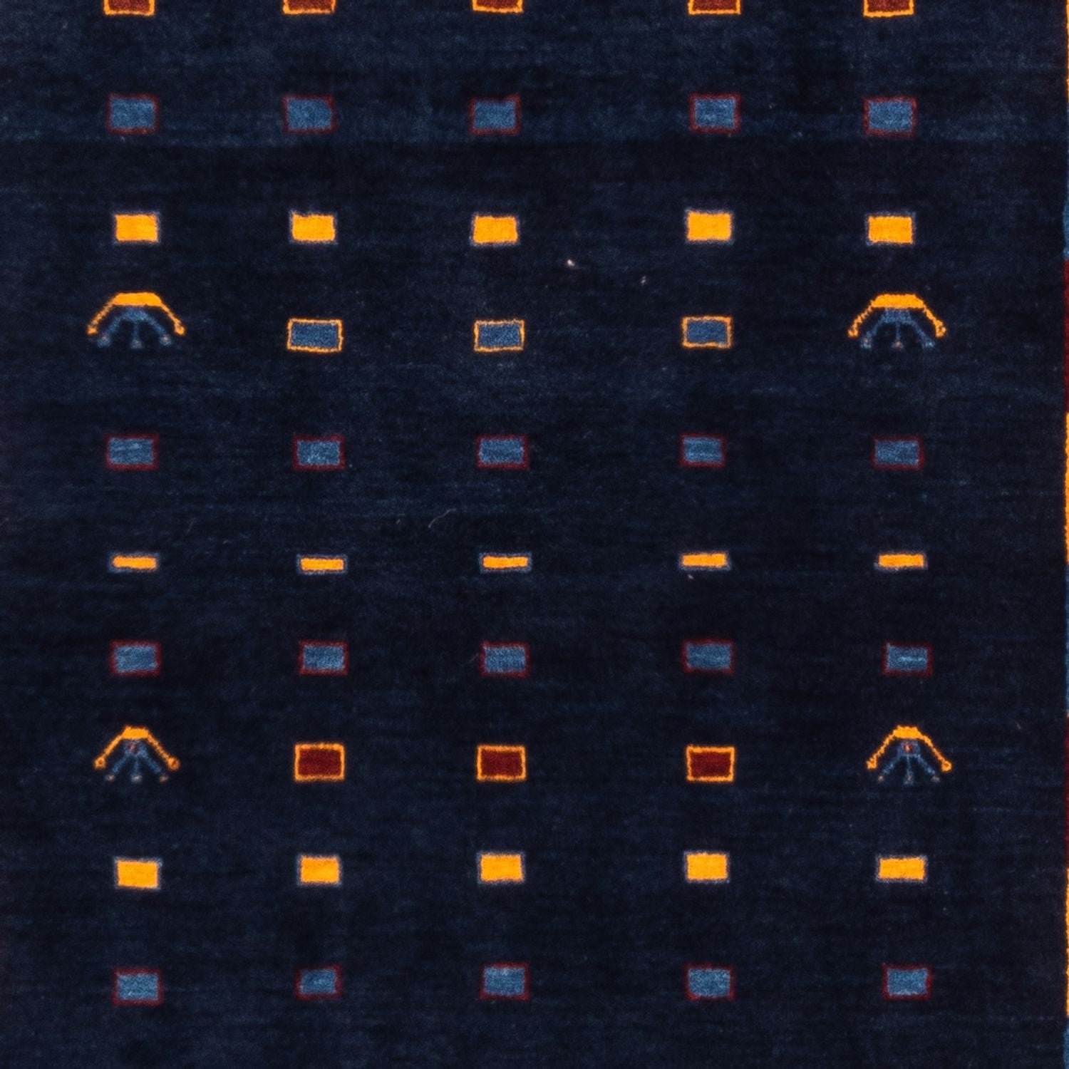 Gabbeh Teppich - Perser - 152 x 102 cm - dunkelblau