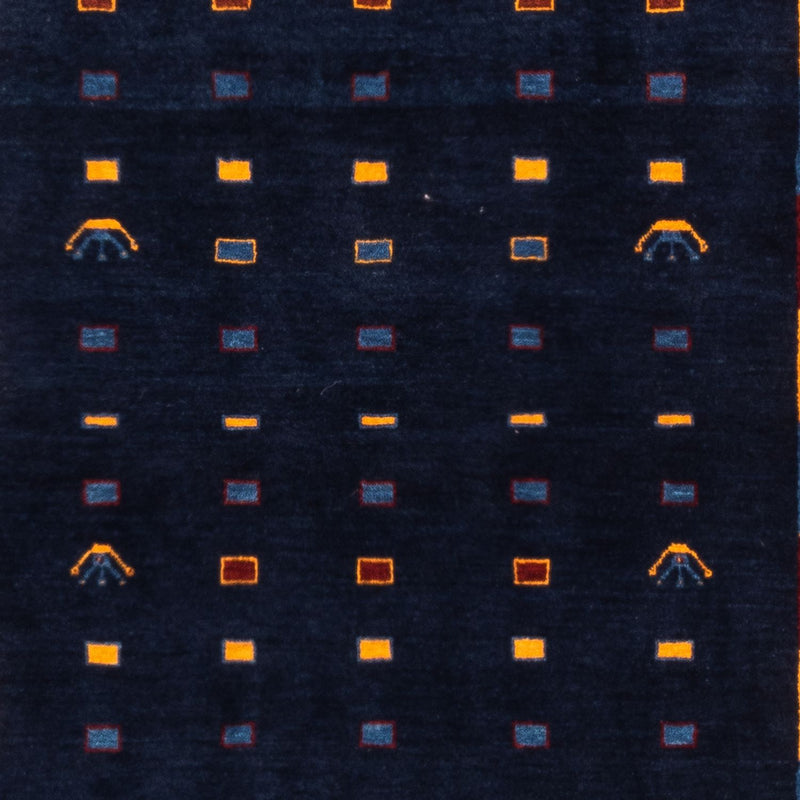 Gabbeh Teppich - Perser - 152 x 102 cm - dunkelblau