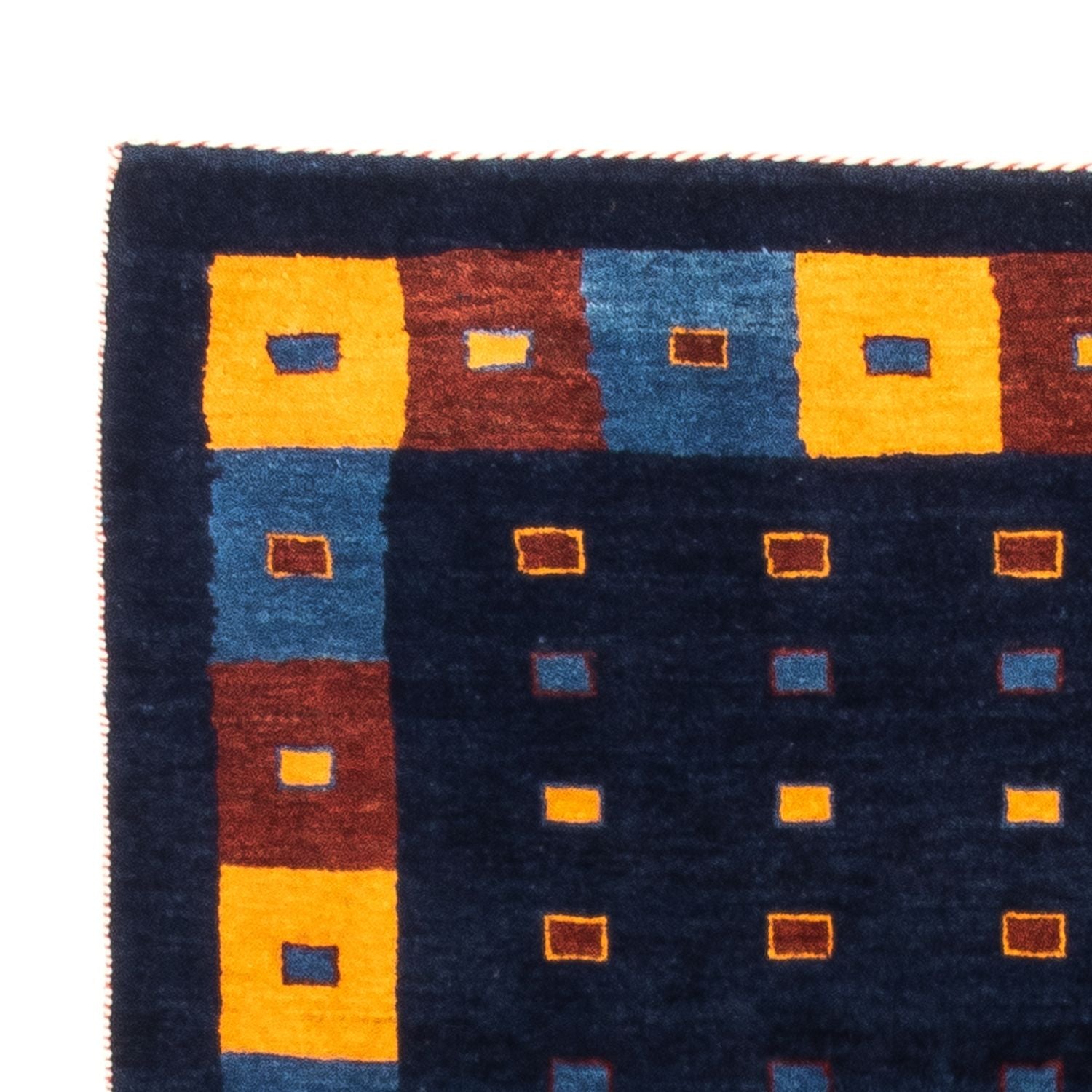 Gabbeh Teppich - Perser - 152 x 102 cm - dunkelblau