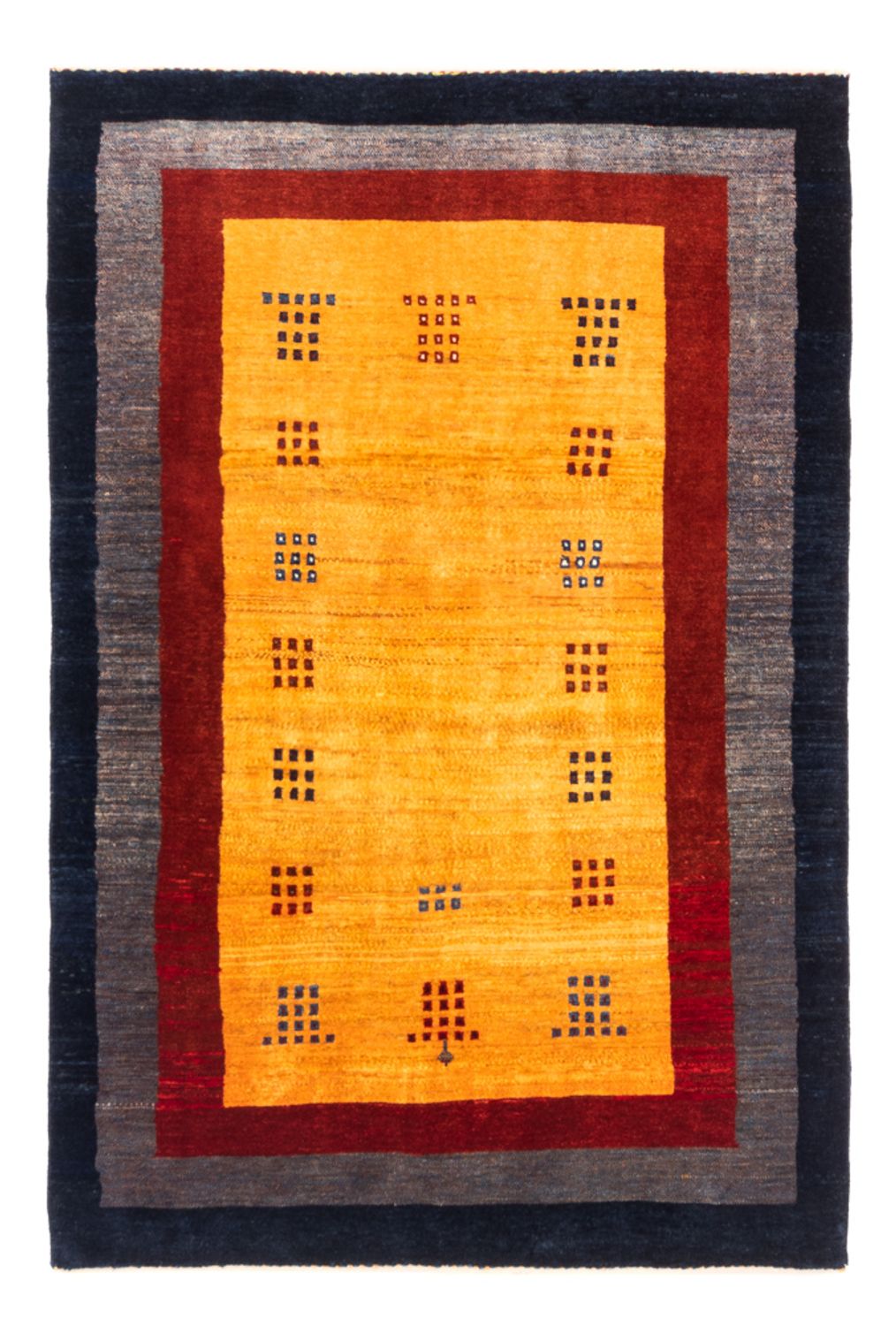 Gabbeh Teppich - Perser - 157 x 106 cm - gold
