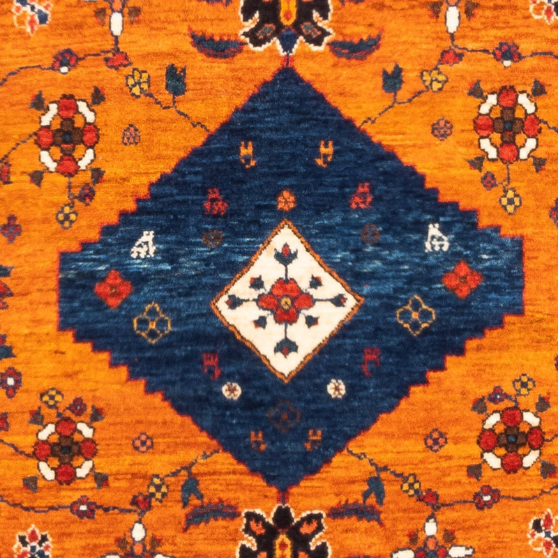 Gabbeh Teppich - Perser - 150 x 105 cm - gold