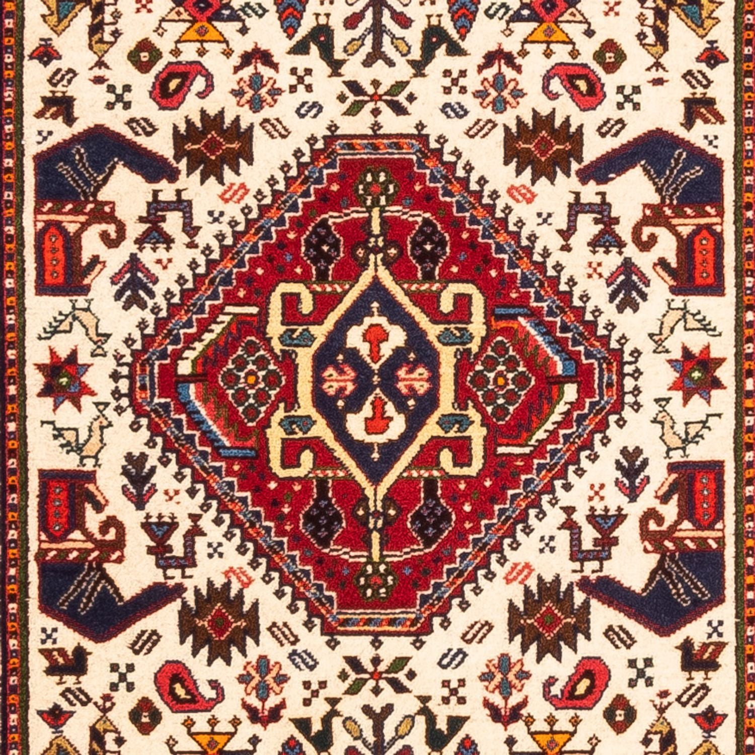 Läufer Perser - Nomadic - 253 x 77 cm - creme