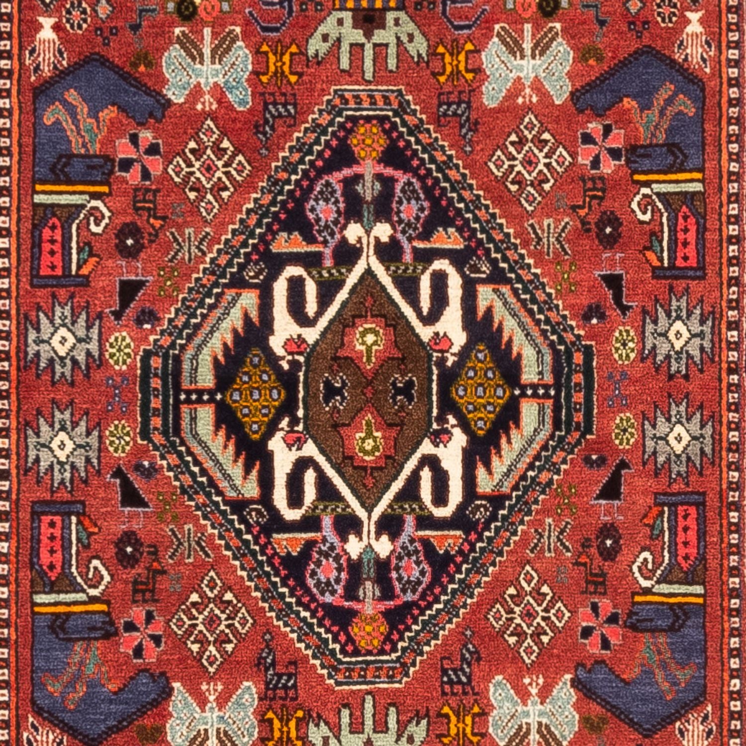 Läufer Perser - Nomadic - 258 x 80 cm - rot