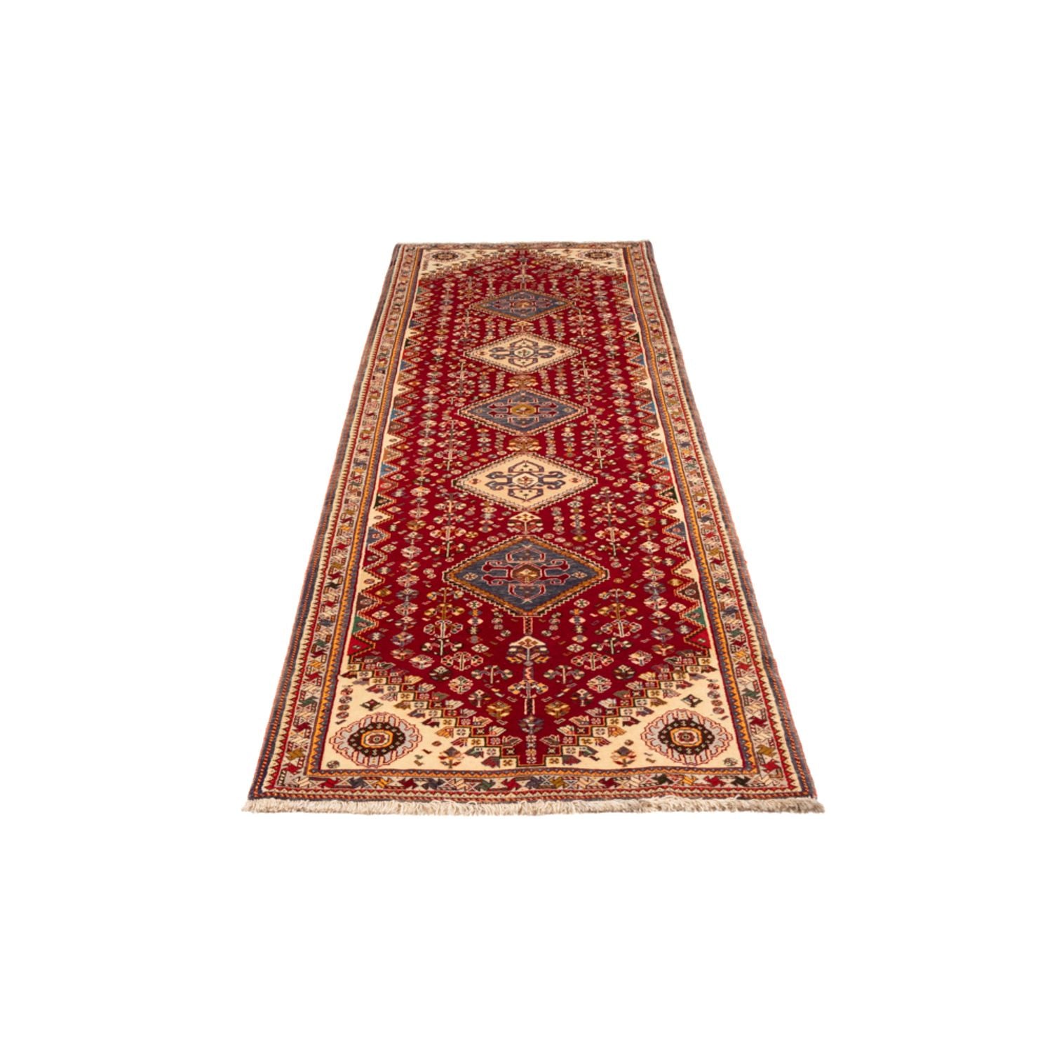Läufer Perser - Nomadic - 278 x 77 cm - rot