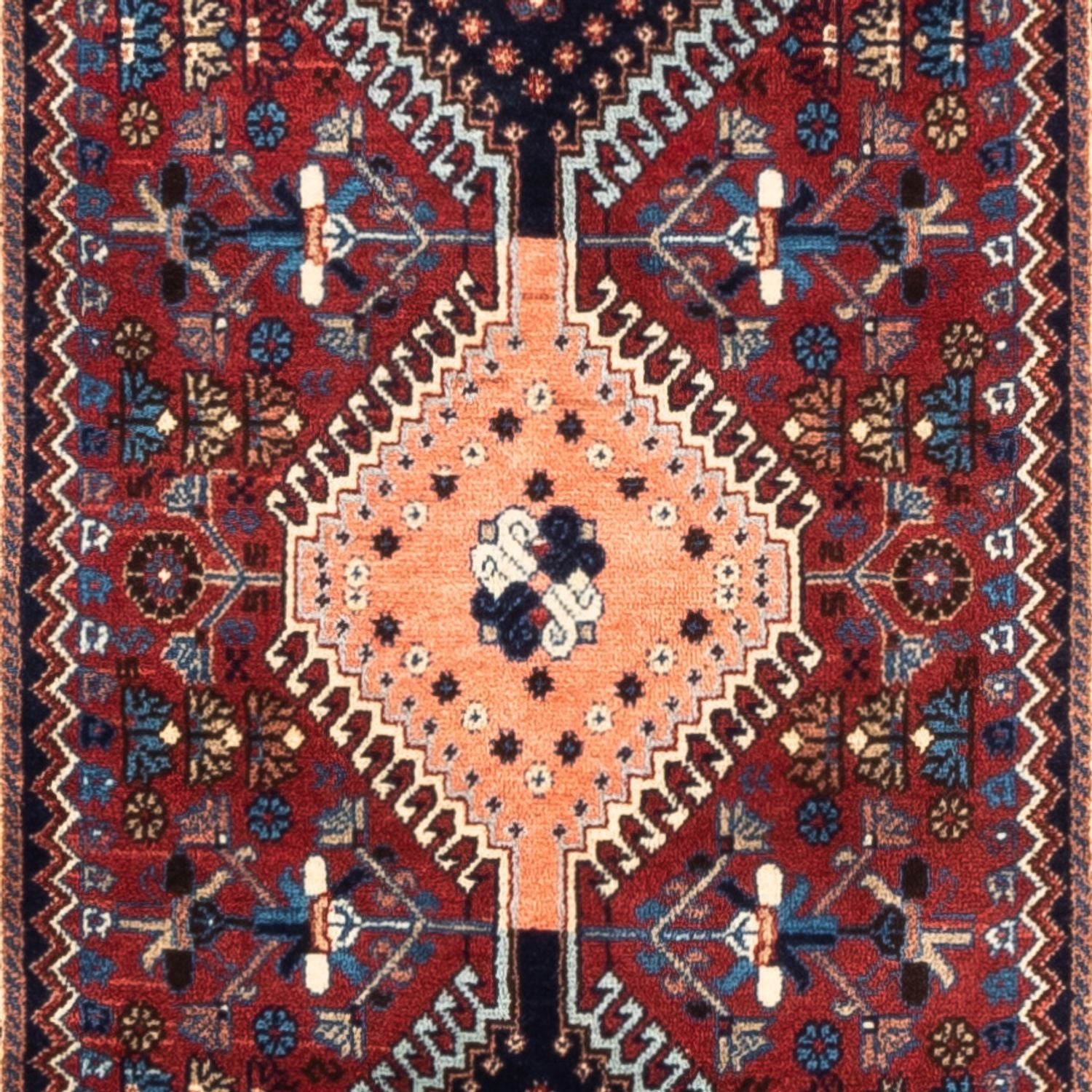 Läufer Perser - Nomadic - 294 x 87 cm - rot