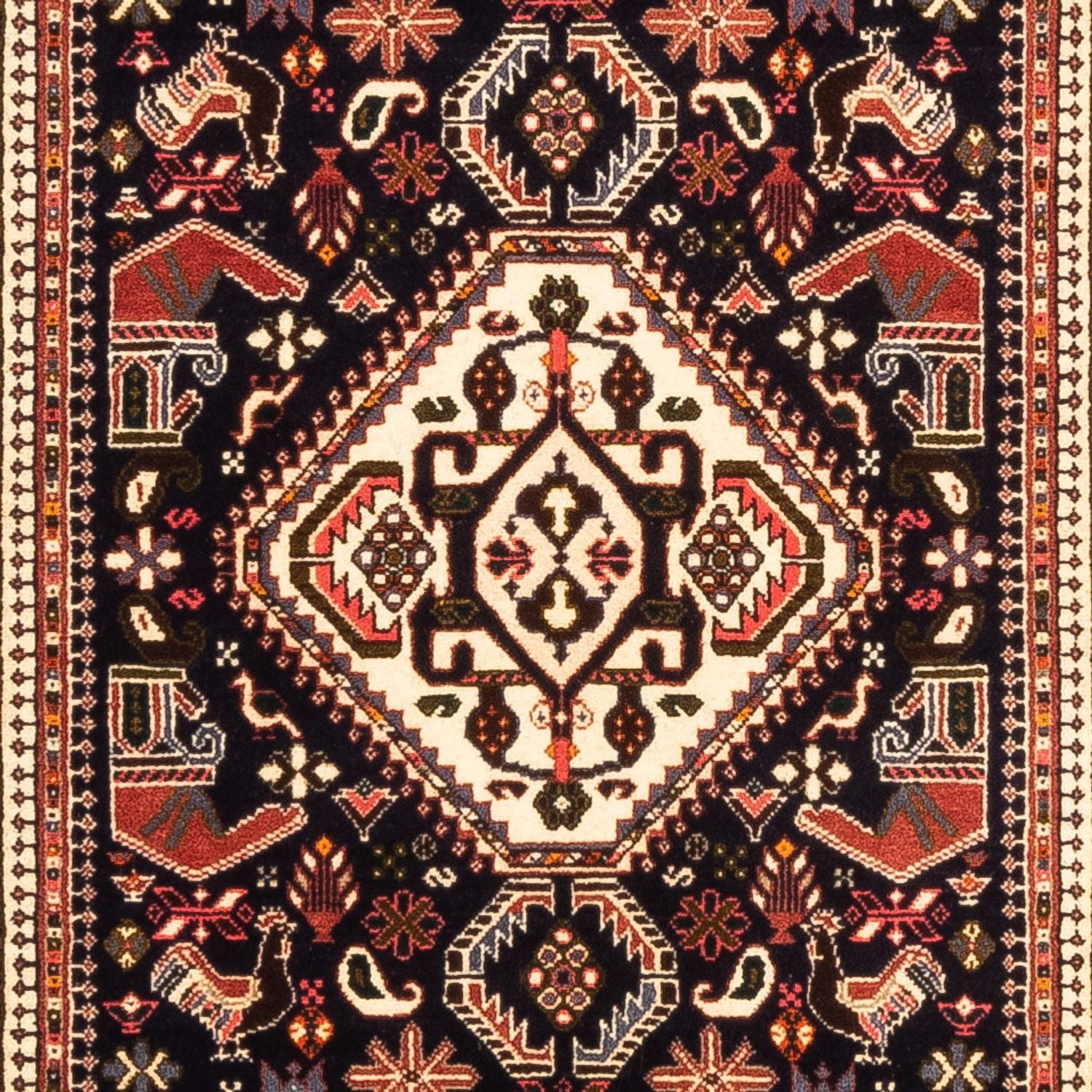 Läufer Perser - Nomadic - 253 x 82 cm - dunkelblau