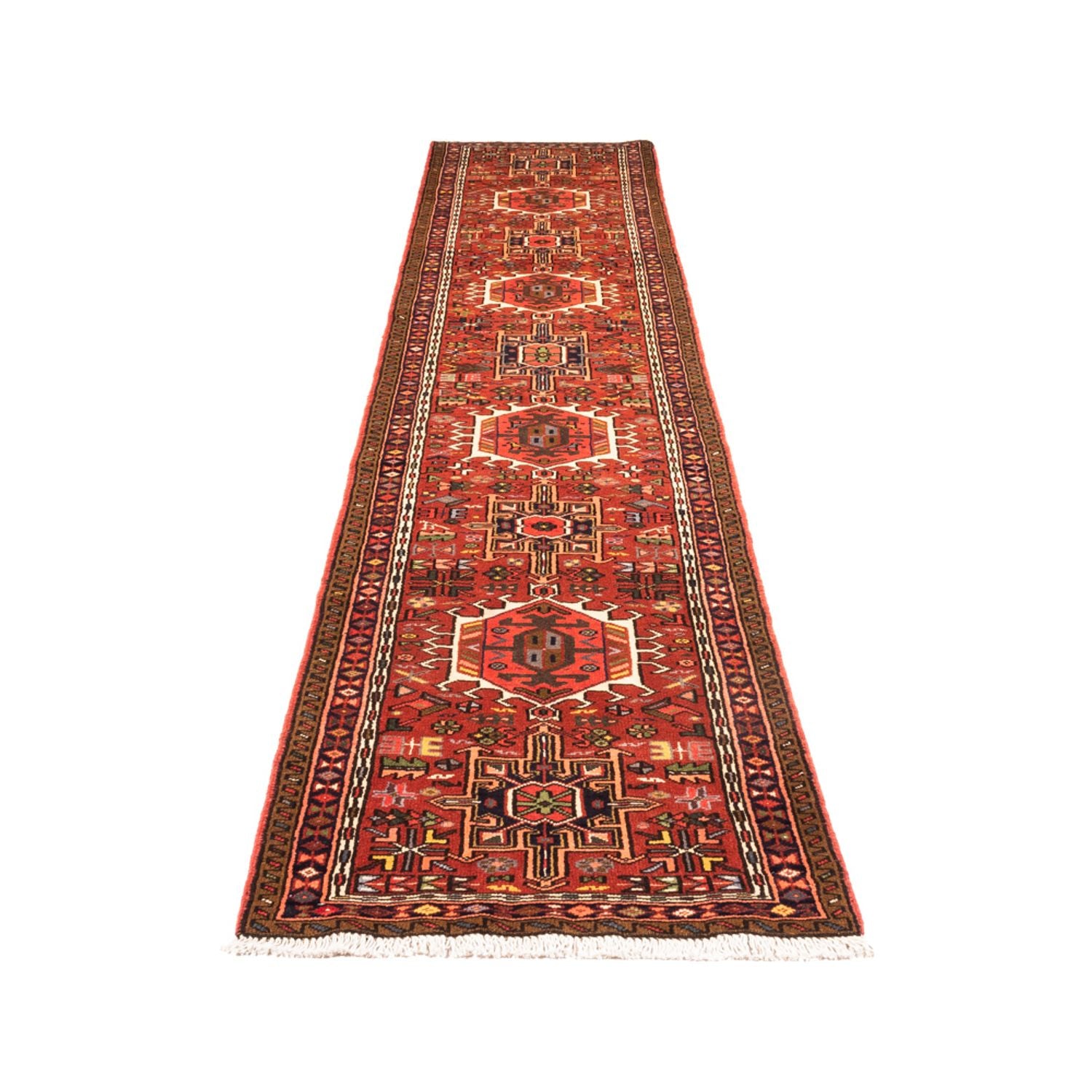 Läufer Perser - Nomadic - 380 x 74 cm - rot