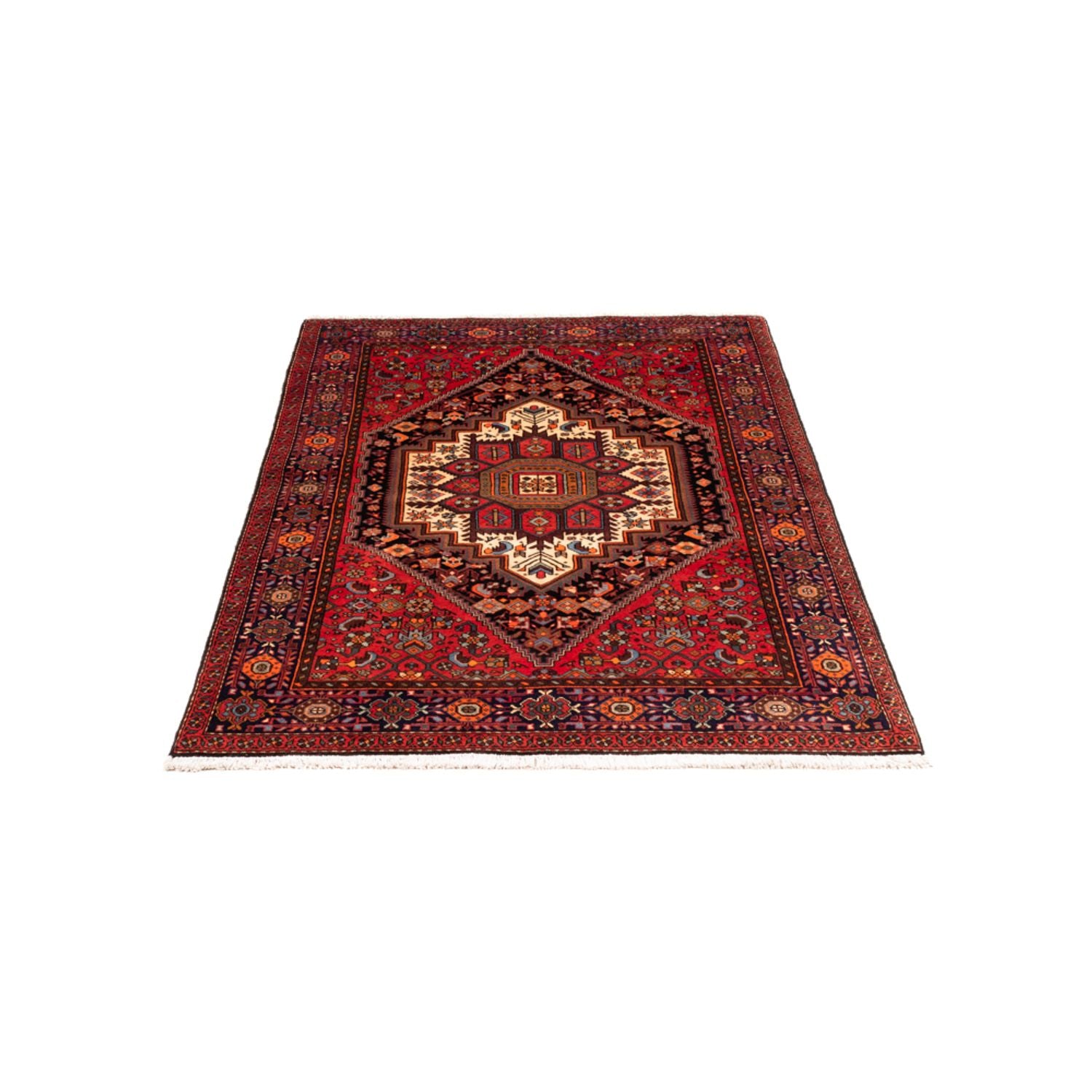 Perserteppich - Nomadic - 157 x 106 cm - dunkelblau