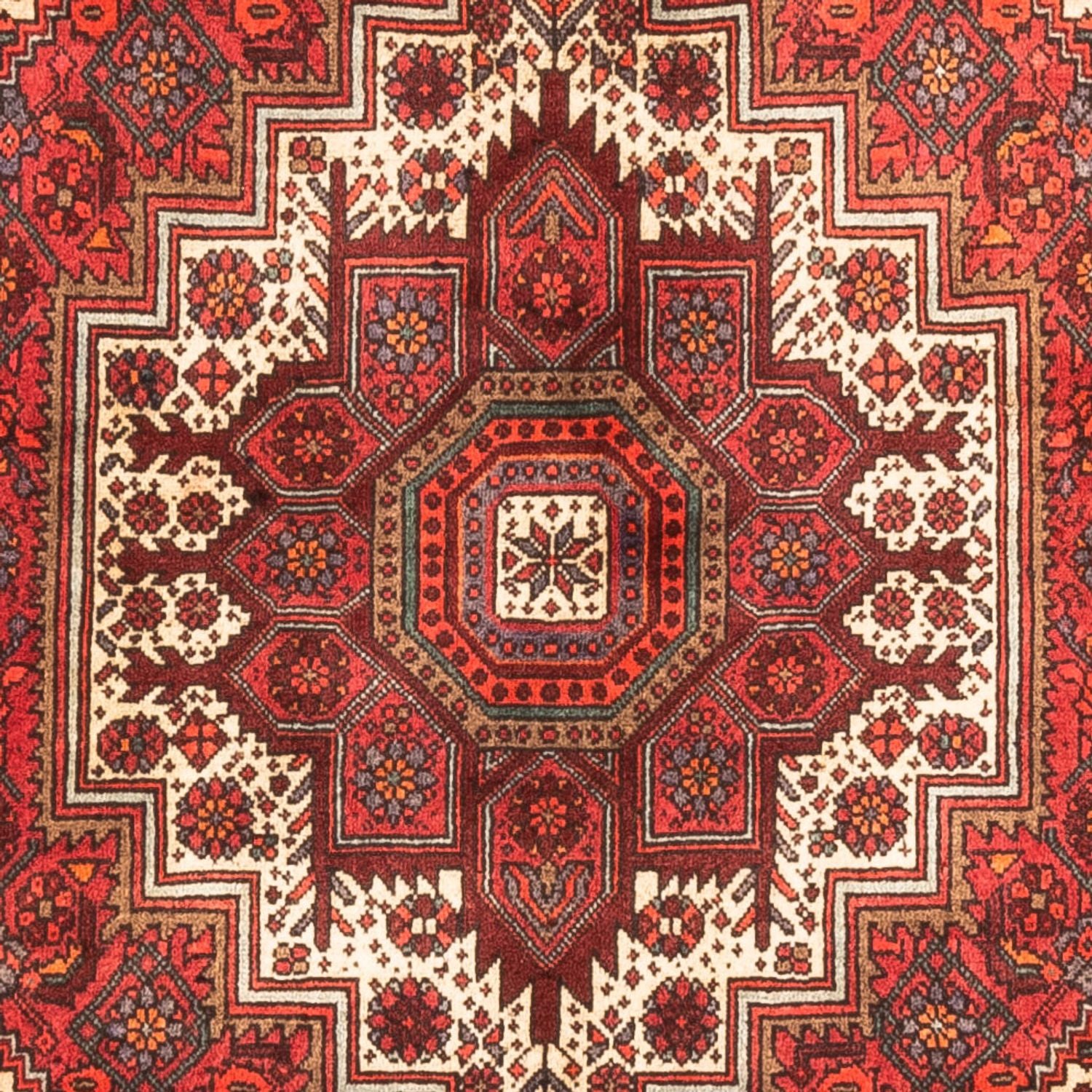 Perserteppich - Nomadic - 152 x 102 cm - rot