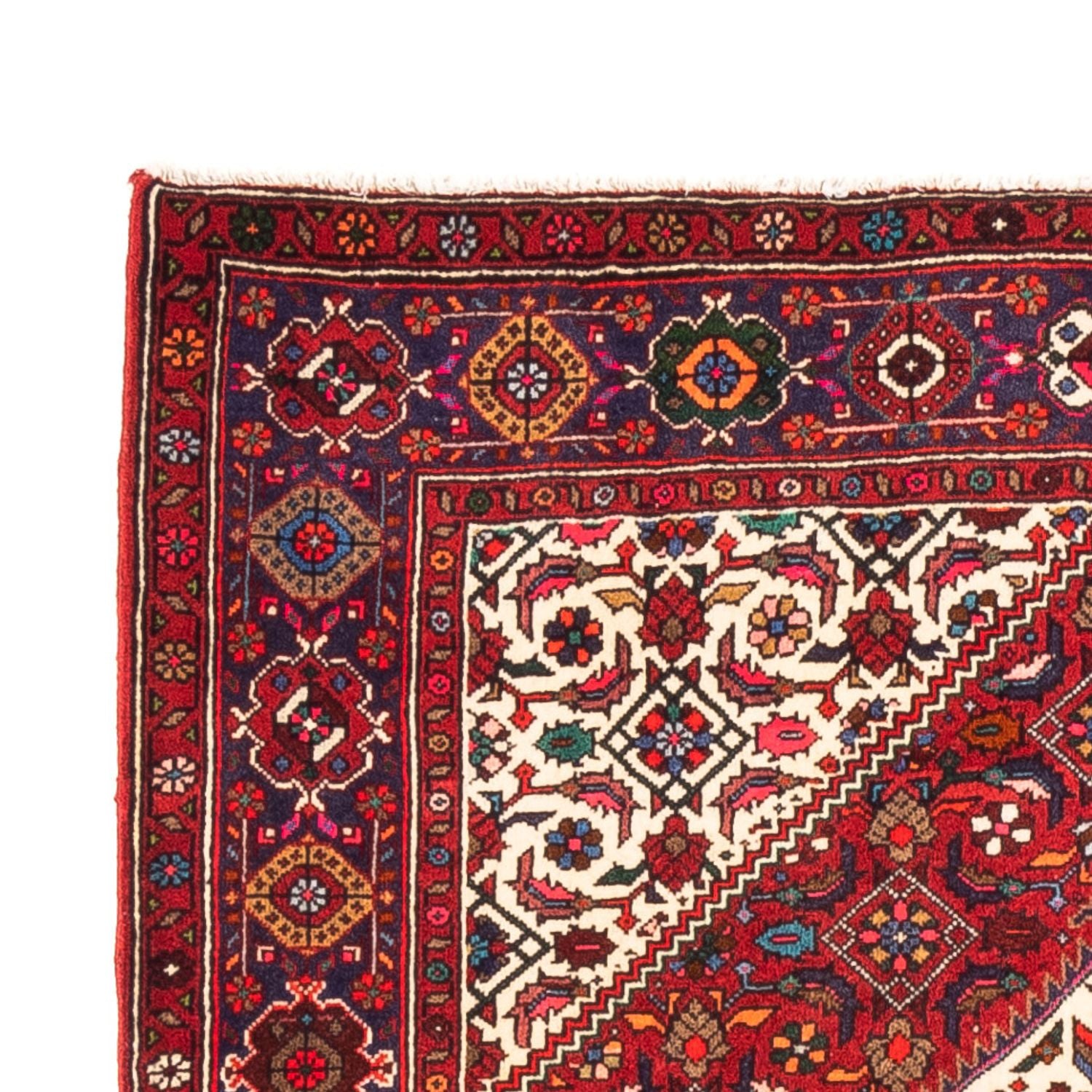 Perserteppich - Nomadic - 156 x 108 cm - rot