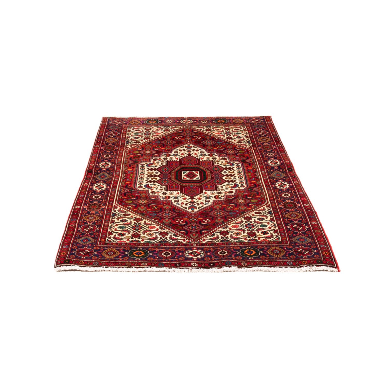 Perserteppich - Nomadic - 156 x 108 cm - rot