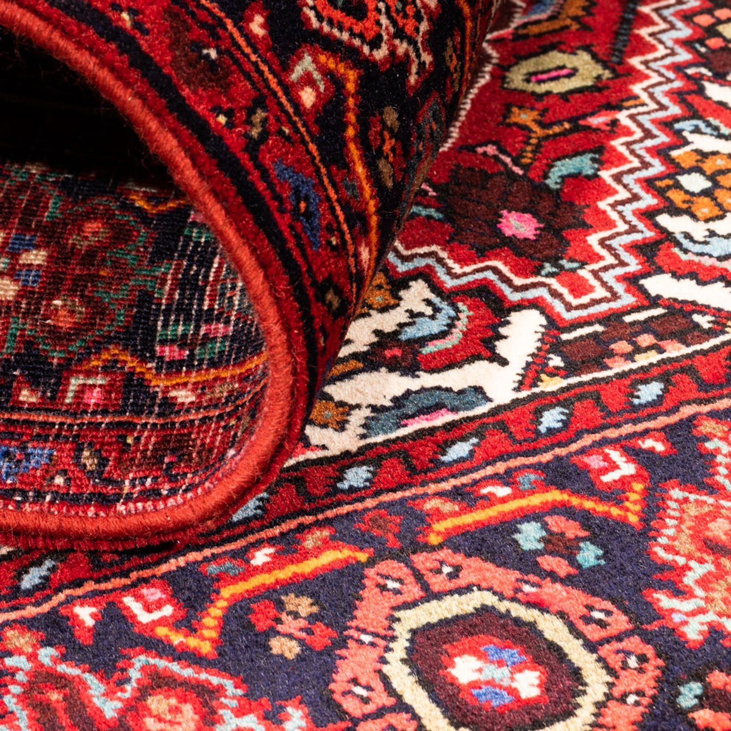 Perserteppich - Nomadic - 150 x 102 cm - rot