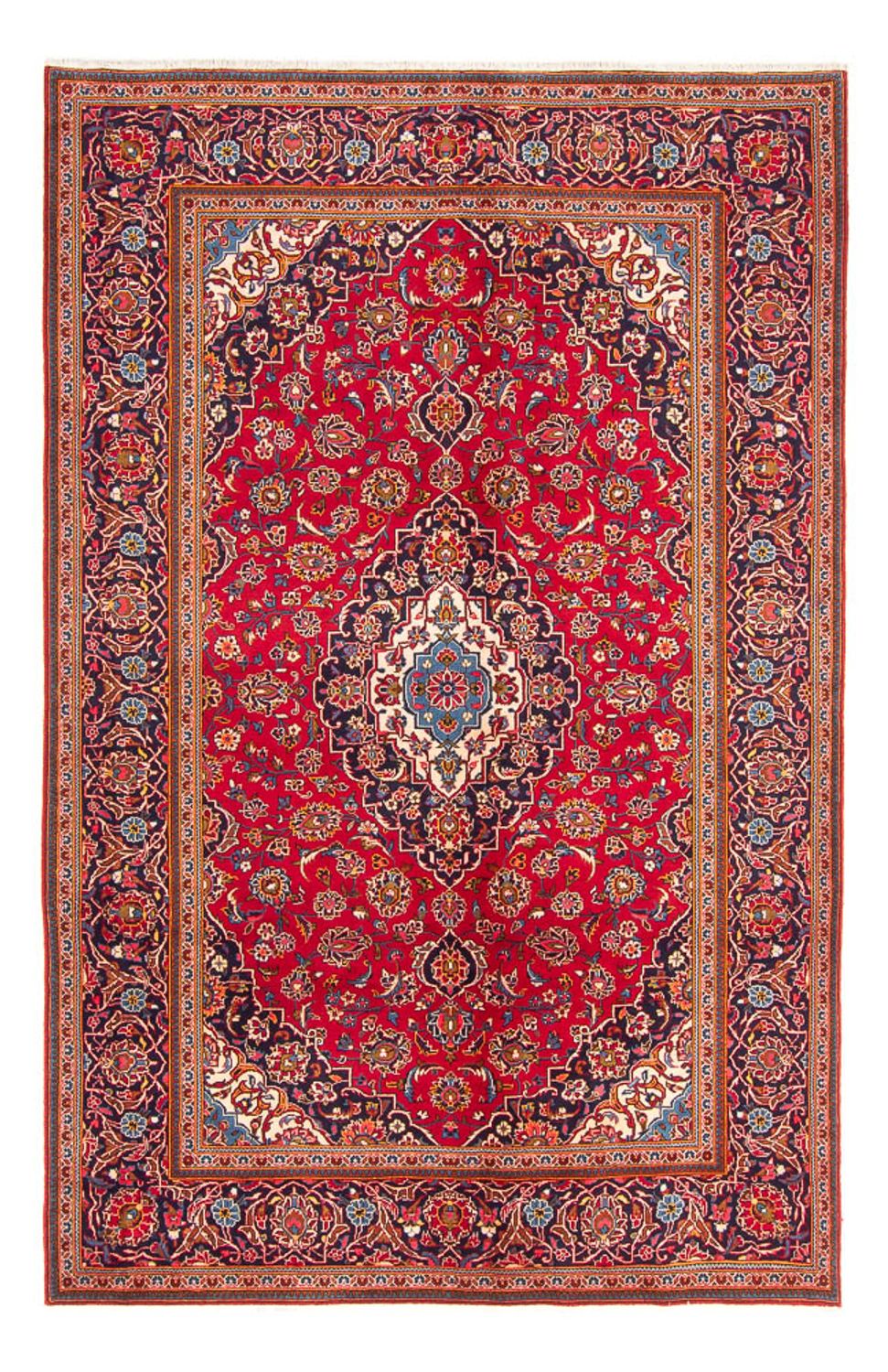 Perserteppich - Keshan - 296 x 195 cm - rot