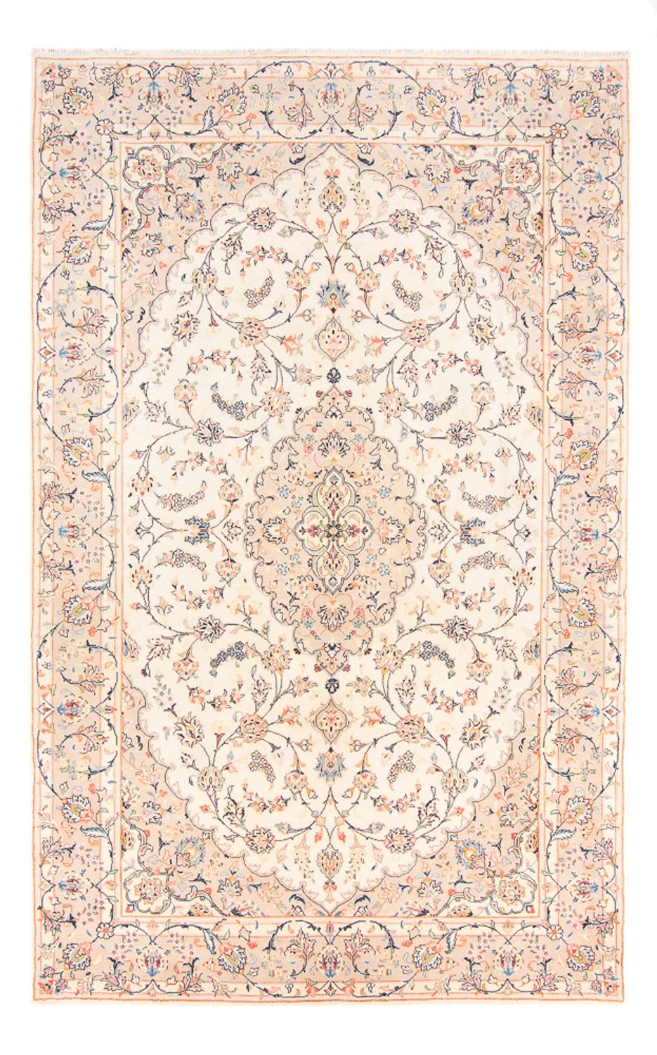 Perserteppich - Keshan - 296 x 196 cm - creme