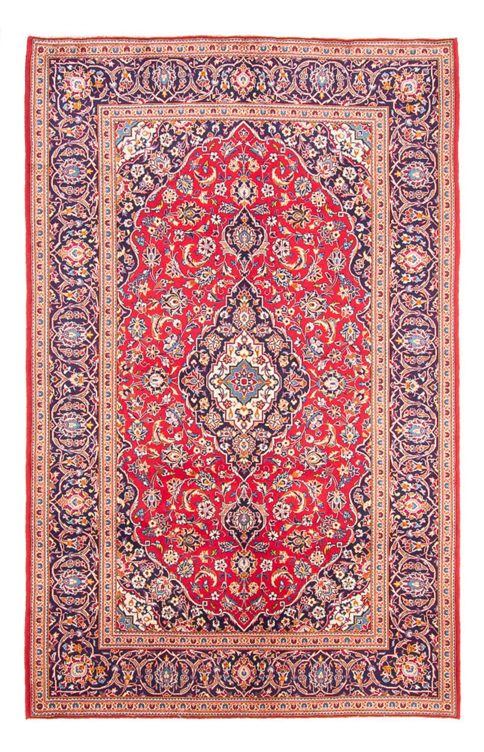 Perserteppich - Keshan - 294 x 200 cm - rot