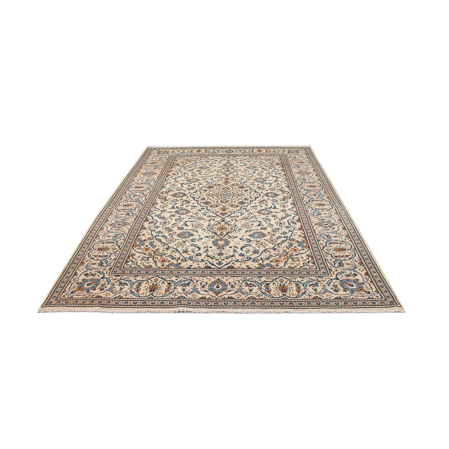 Perserteppich - Keshan - 304 x 196 cm - creme