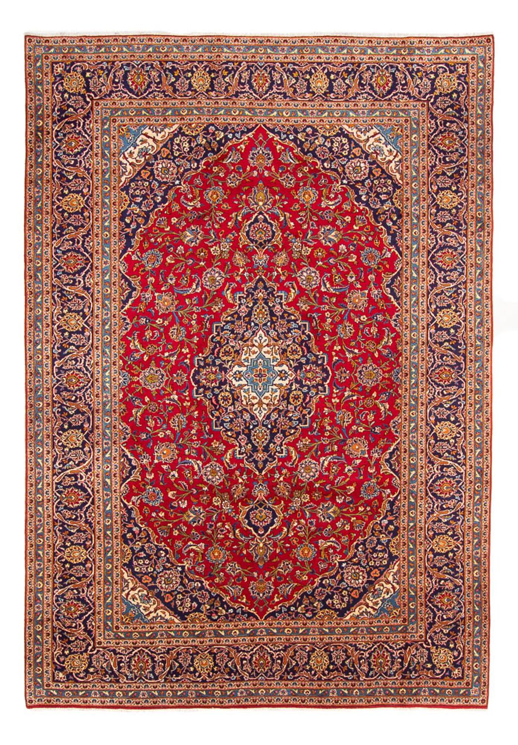Perserteppich - Keshan - 343 x 242 cm - rot
