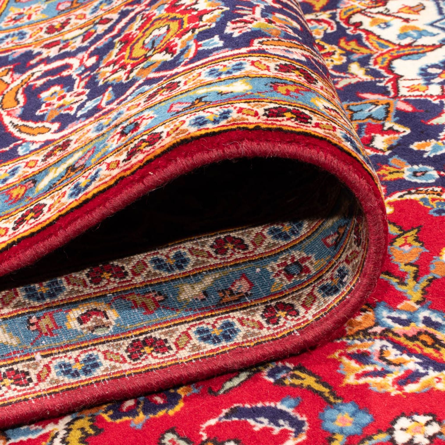 Perserteppich - Keshan - 343 x 242 cm - rot