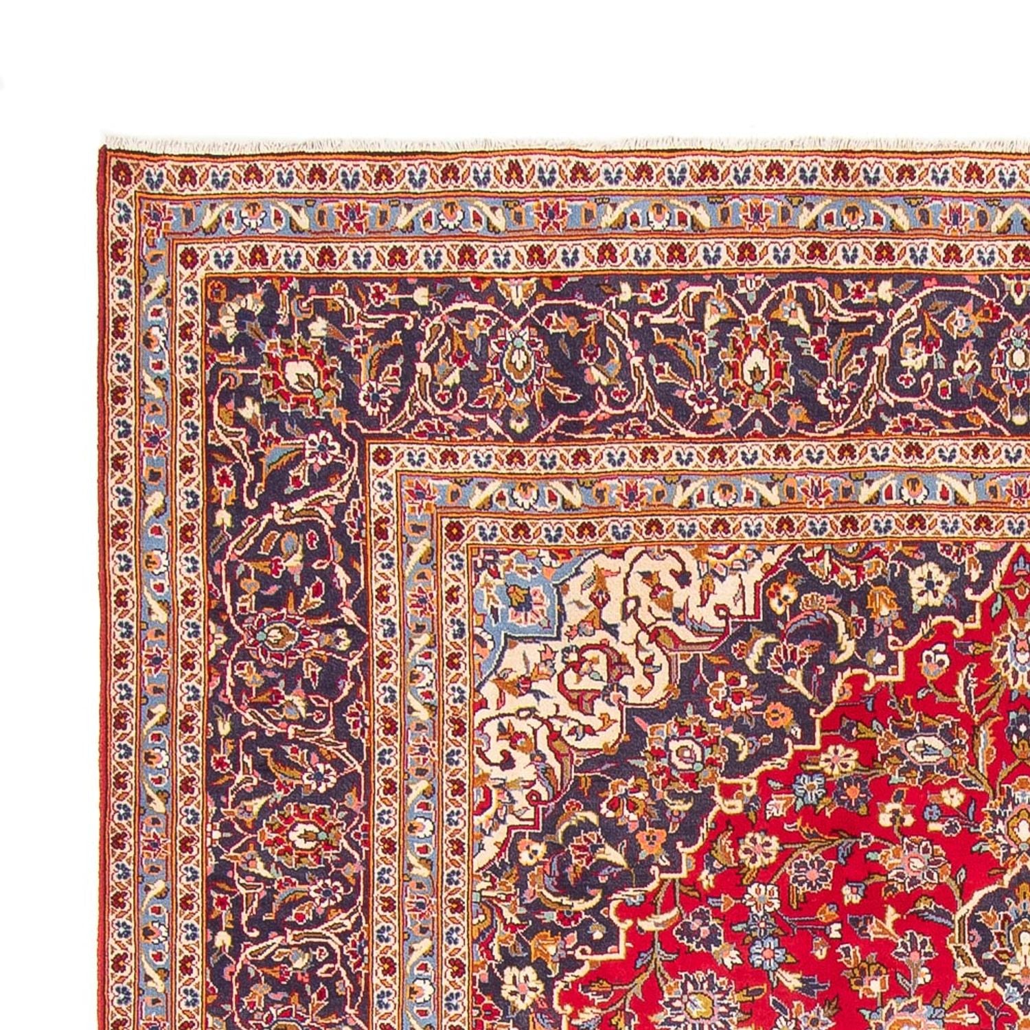 Perserteppich - Keshan - 346 x 250 cm - rot