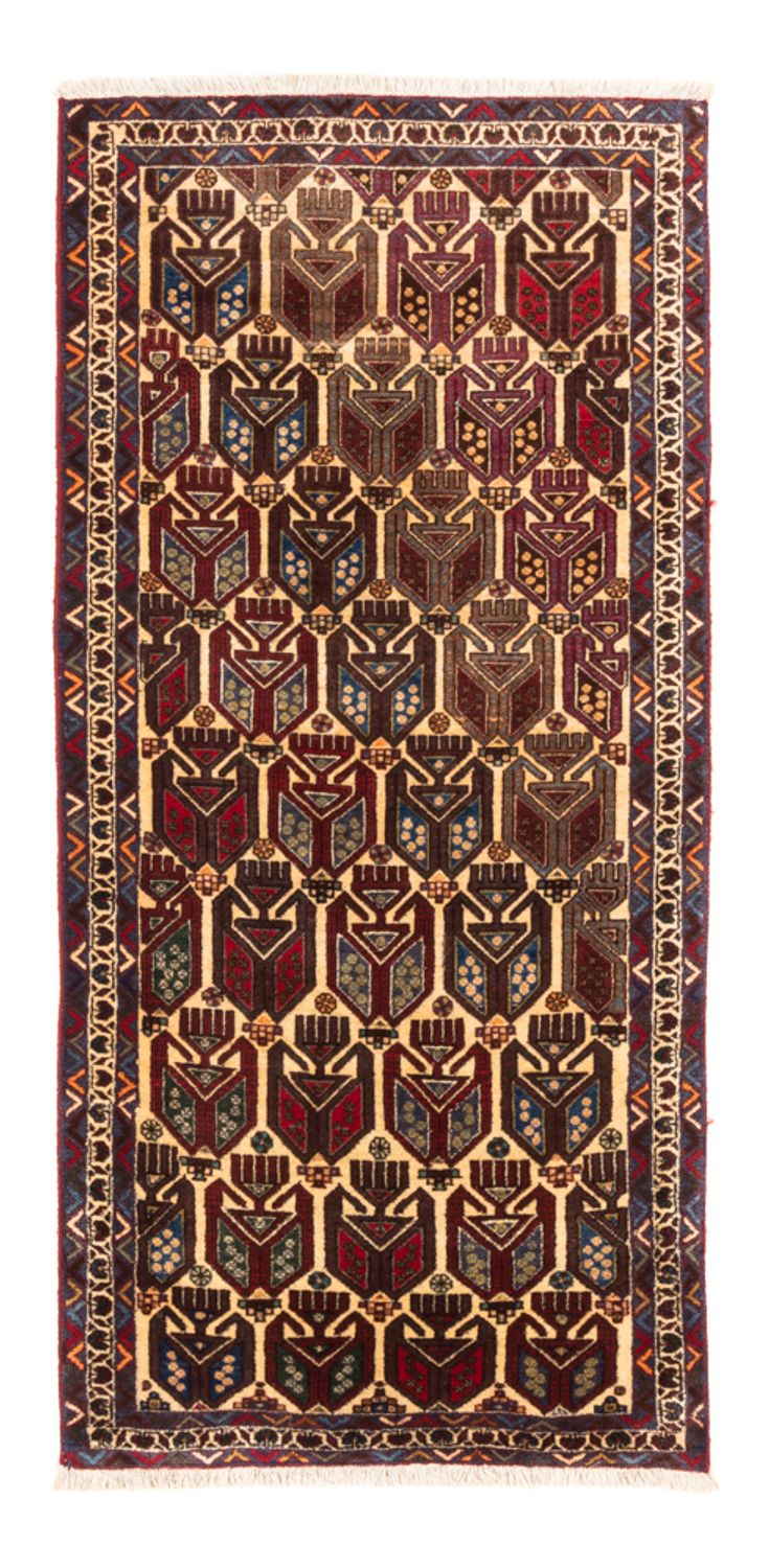 Perserteppich - Nomadic - 165 x 75 cm - mehrfarbig