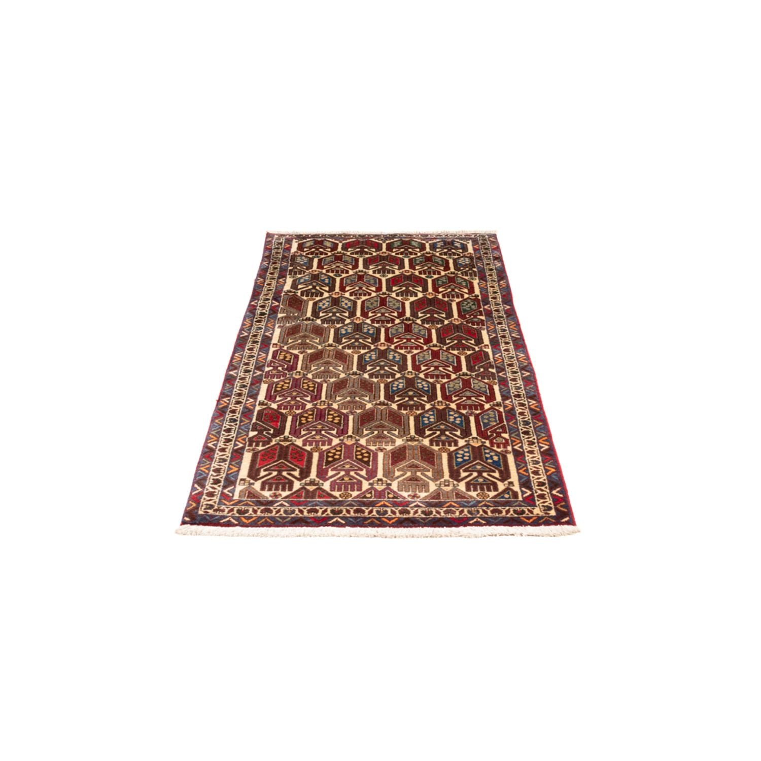 Perserteppich - Nomadic - 165 x 75 cm - mehrfarbig