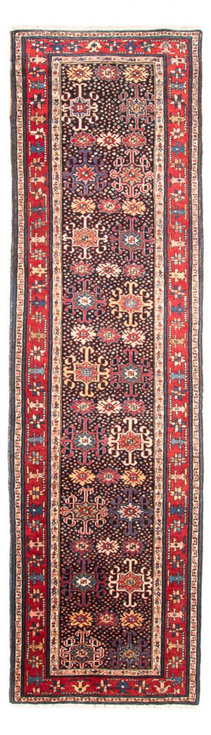 Läufer Perser - Nomadic - 382 x 107 cm - dunkelblau