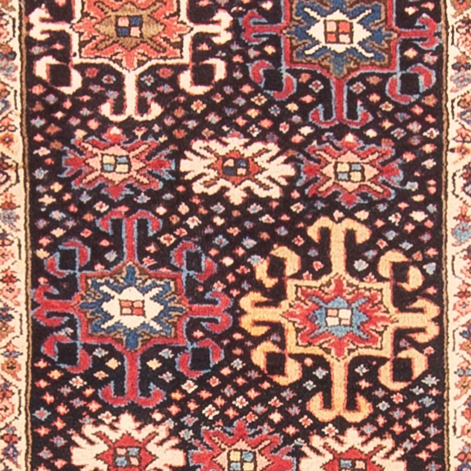 Läufer Perser - Nomadic - 382 x 107 cm - dunkelblau