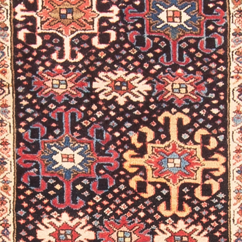 Läufer Perser - Nomadic - 382 x 107 cm - dunkelblau