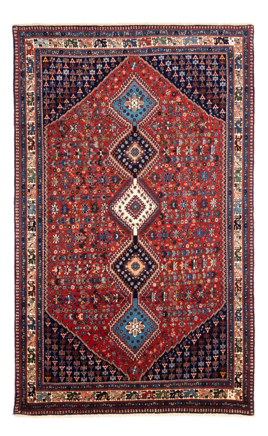 Perserteppich - Nomadic - 250 x 152 cm - rot