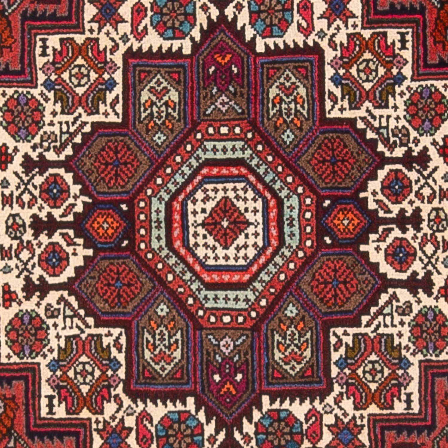 Perserteppich - Nomadic - 134 x 68 cm - hellrot