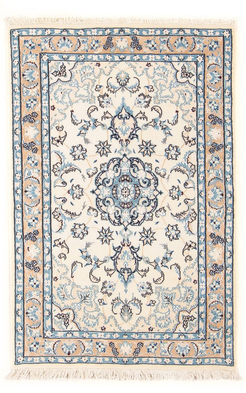 Perserteppich - Nain - Premium - 110 x 66 cm - creme