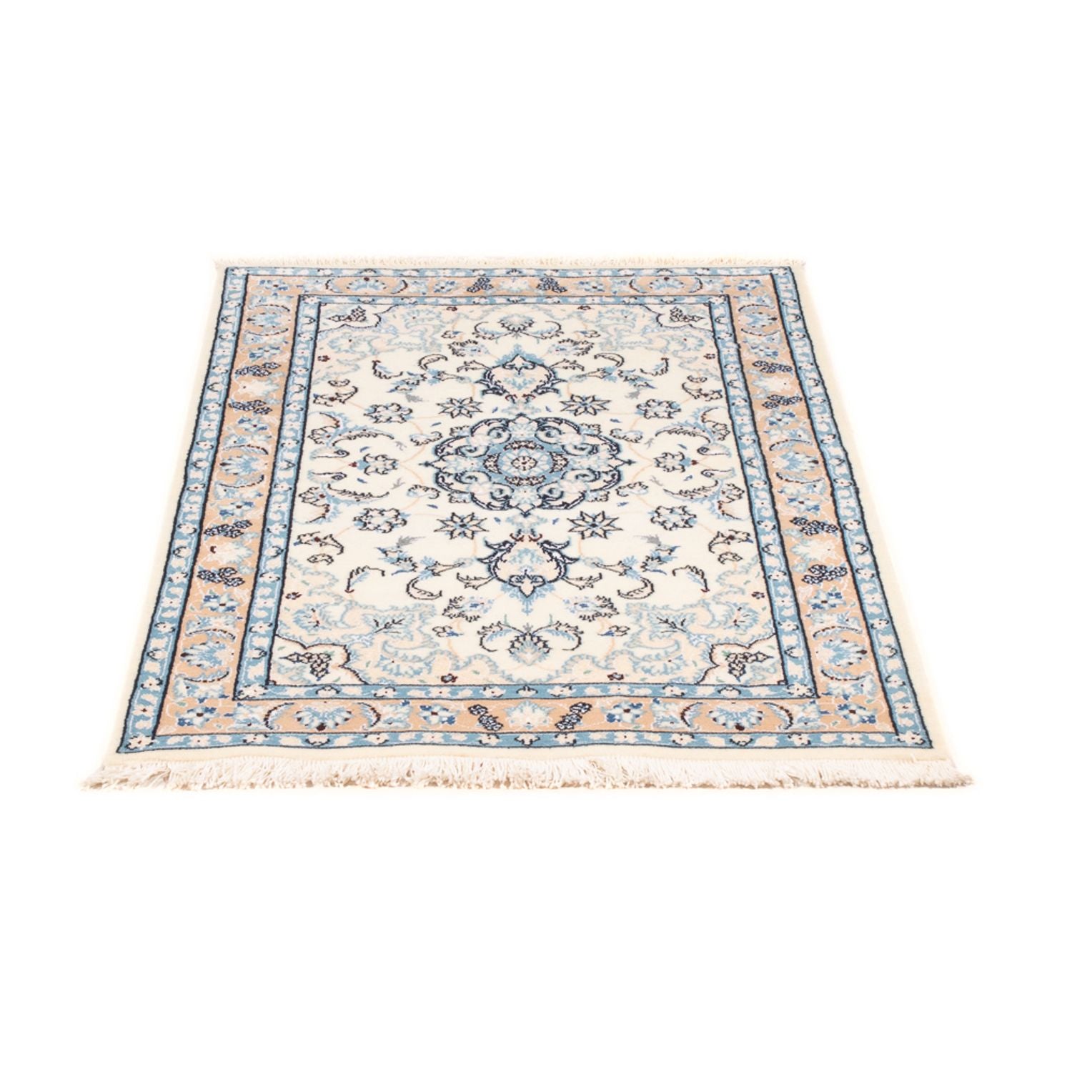 Perserteppich - Nain - Premium - 110 x 66 cm - creme