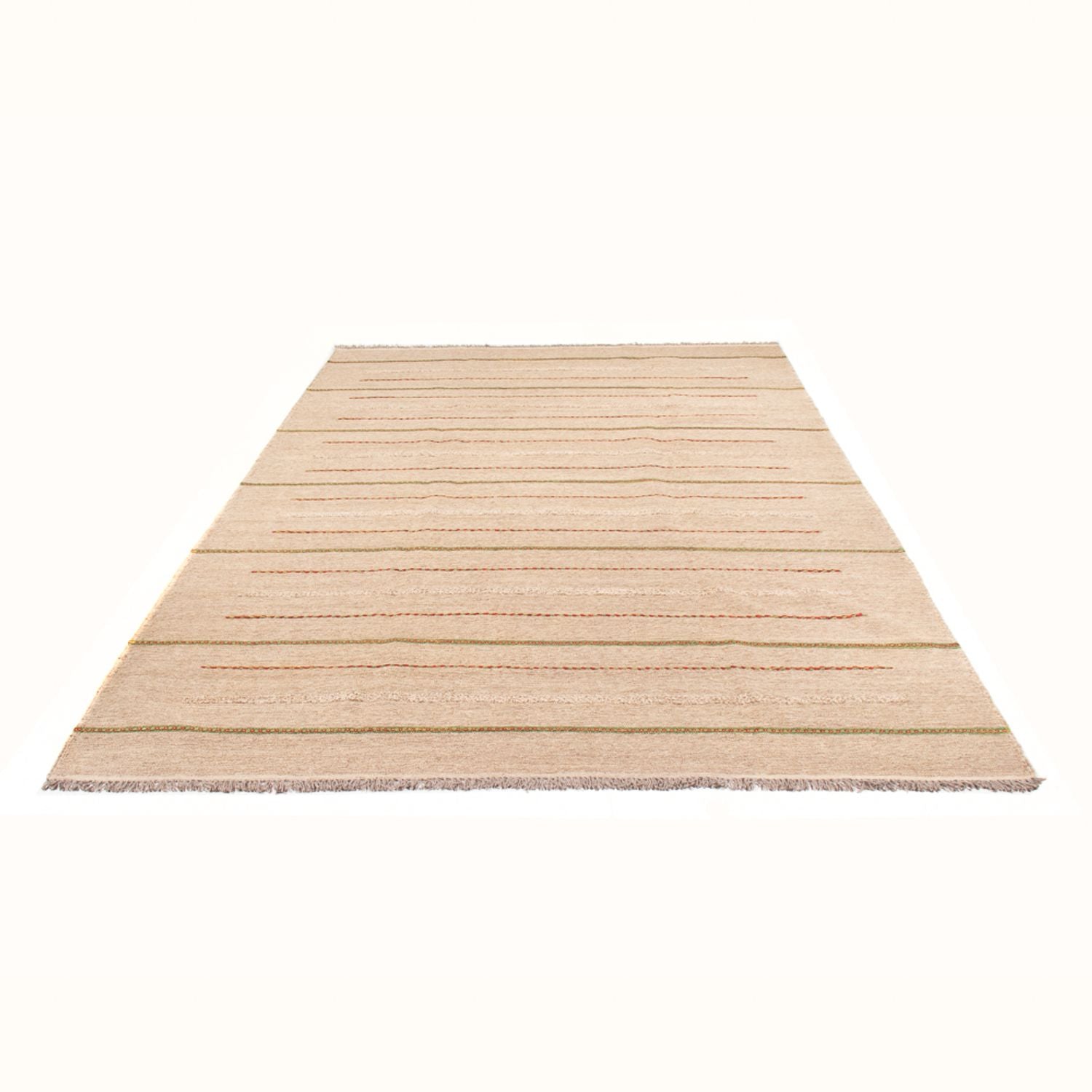 Kelim Teppich - Trendy - 289 x 191 cm - hellbeige