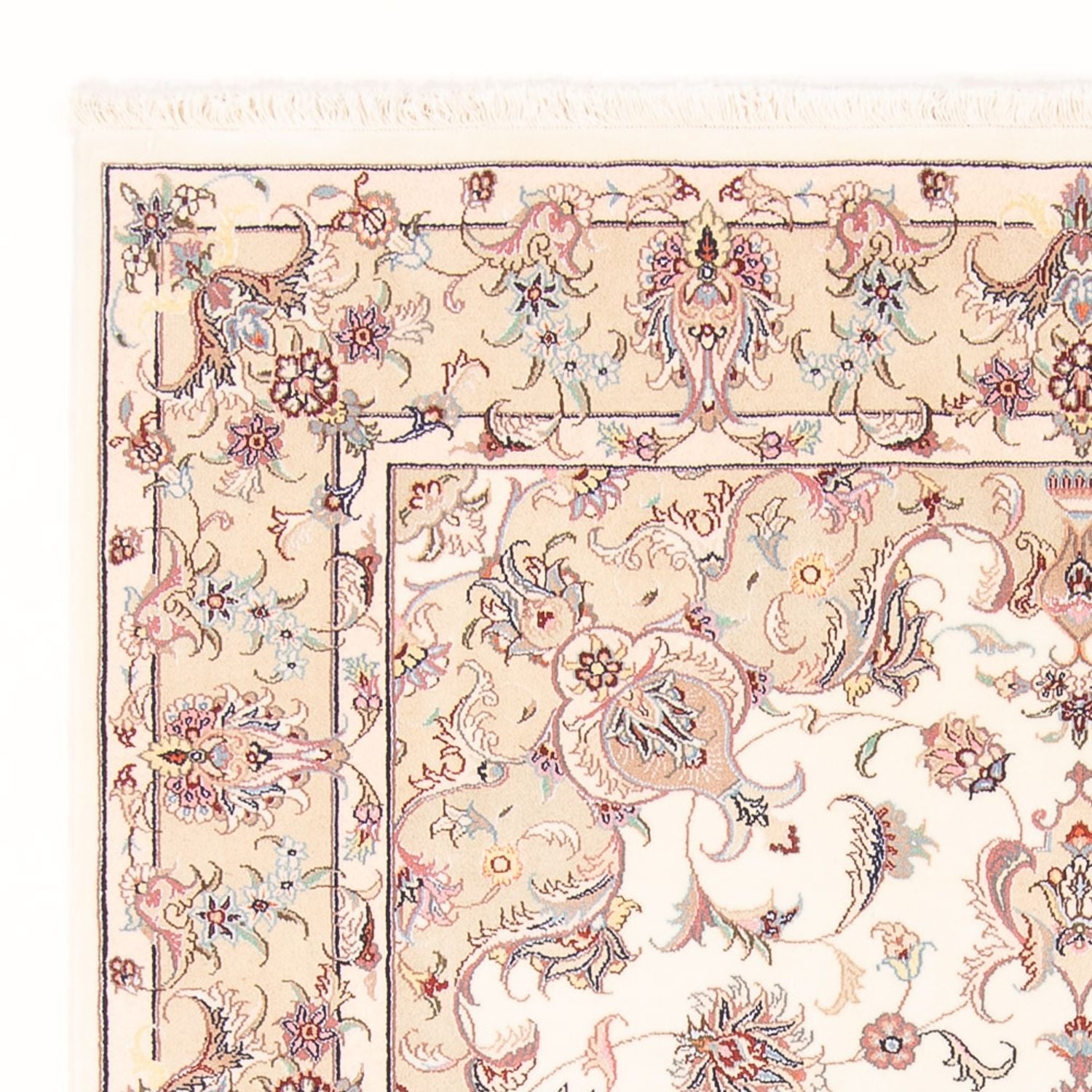 Perserteppich - Täbriz - Royal - 196 x 150 cm - creme