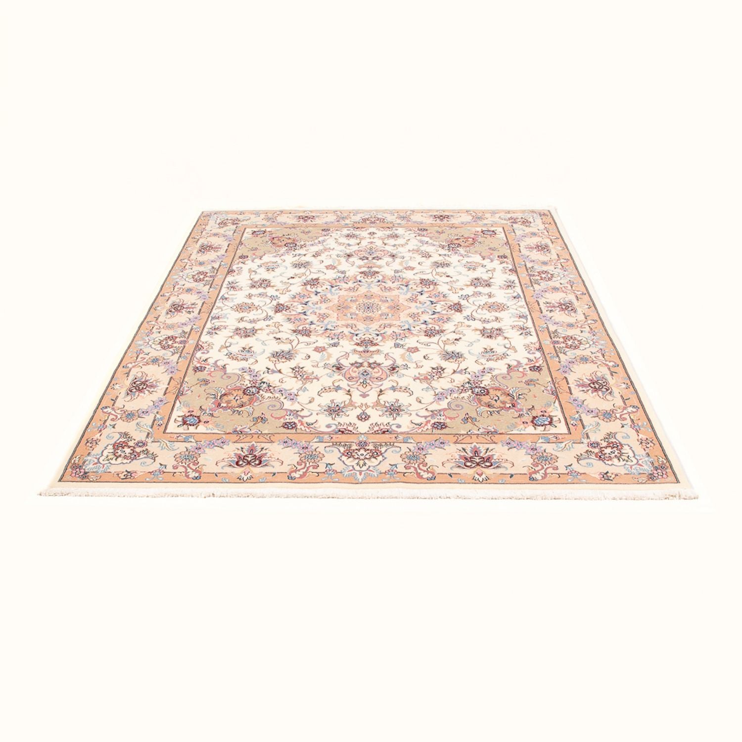Perserteppich - Täbriz - Royal - 195 x 147 cm - creme