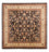 Perserteppich - Classic quadratisch  - 217 x 196 cm - dunkelbeige