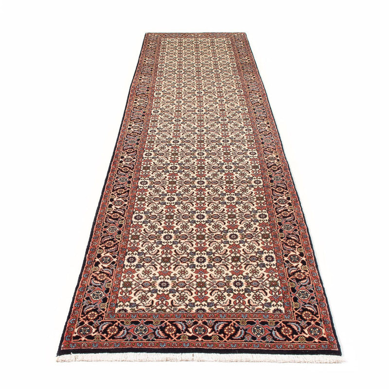 Läufer Perser - Bidjar - 383 x 85 cm - creme
