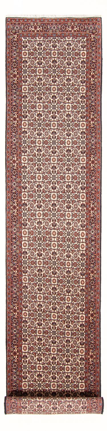 Läufer Perser - Bidjar - 397 x 85 cm - creme