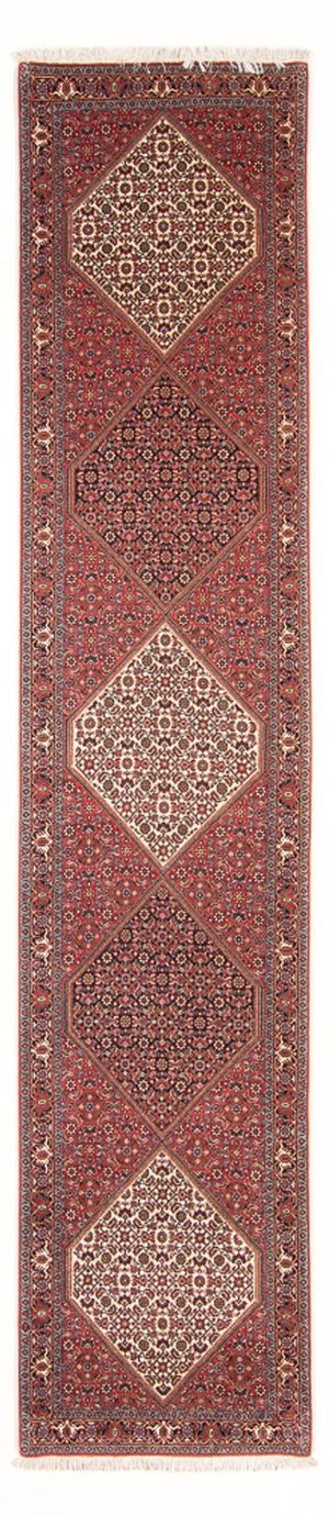 Läufer Perser - Bidjar - 384 x 77 cm - rot
