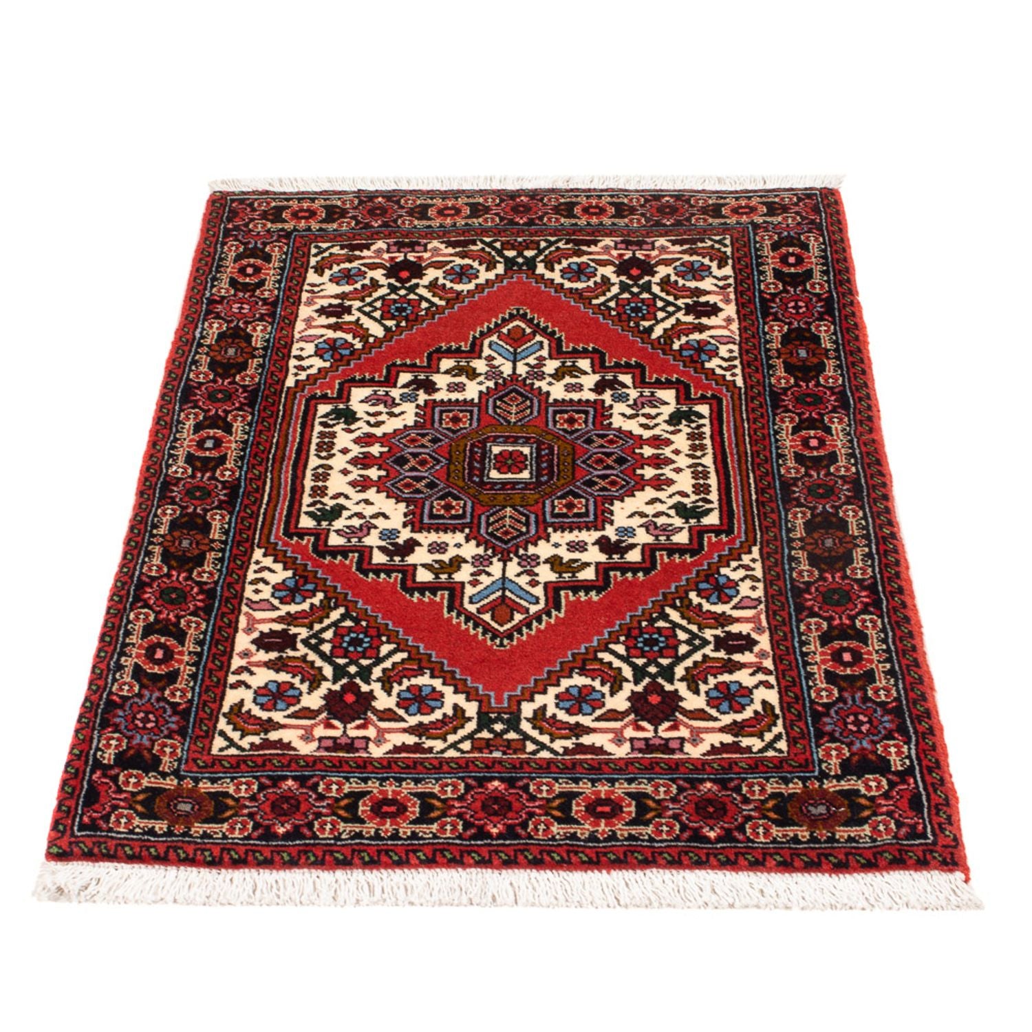 Perserteppich - Nomadic - 90 x 60 cm - rot