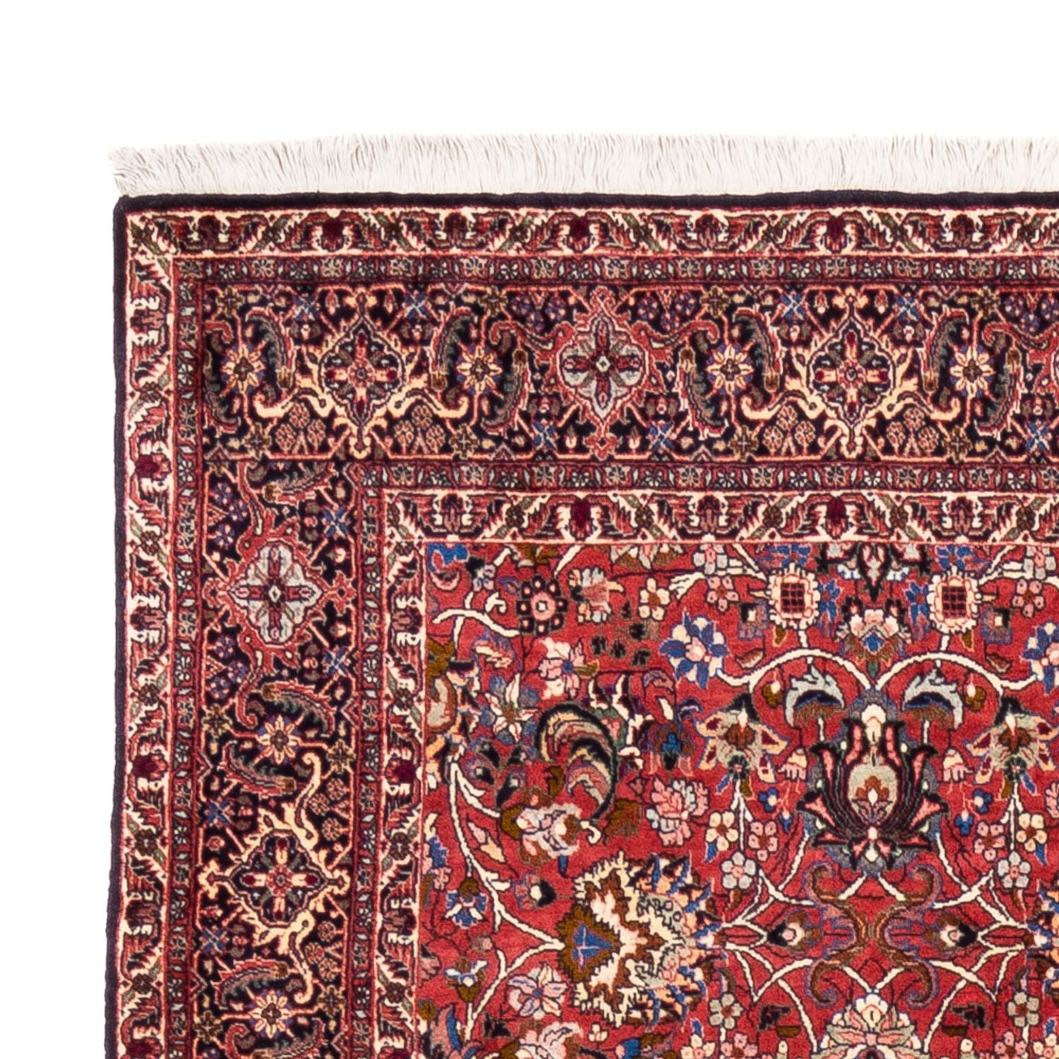 Perserteppich - Bidjar - Royal - 246 x 197 cm - bordeauxrot