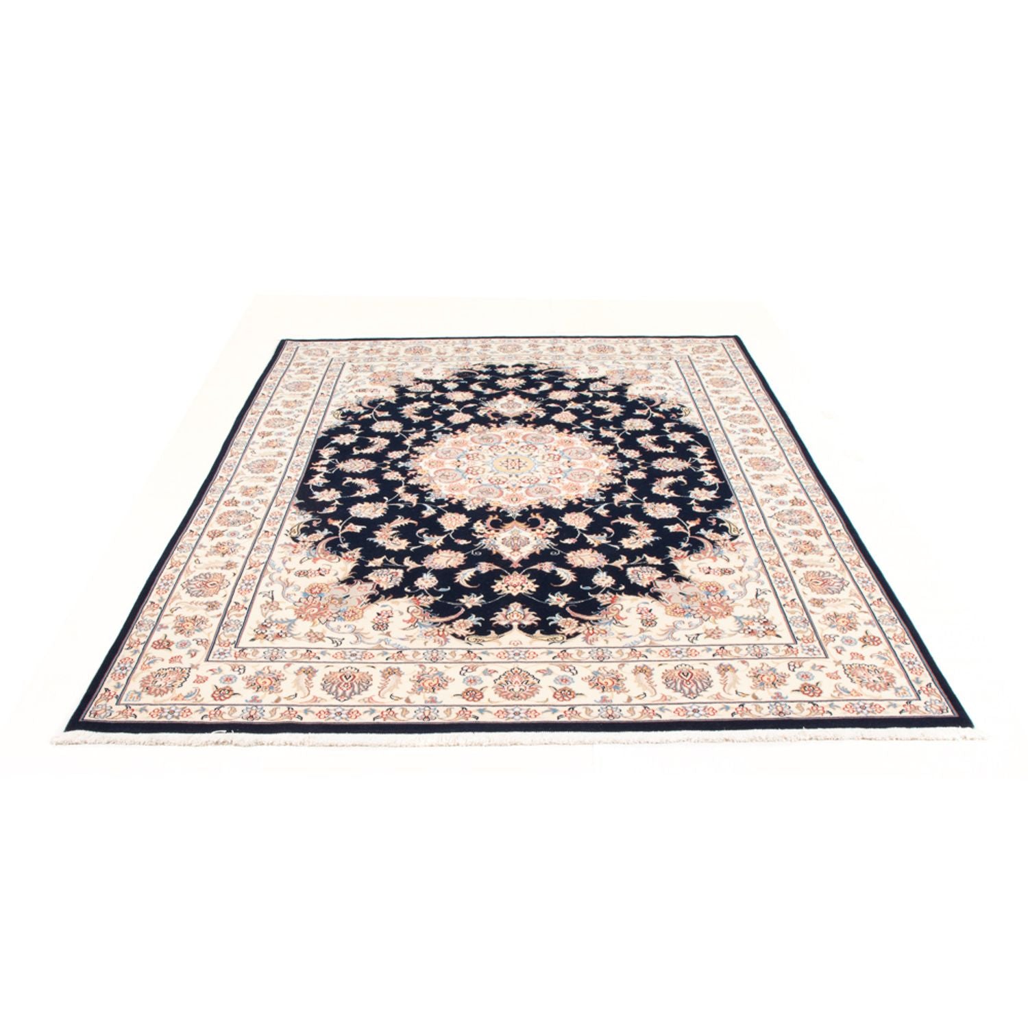 Perserteppich - Täbriz - Royal - 235 x 170 cm - dunkelblau