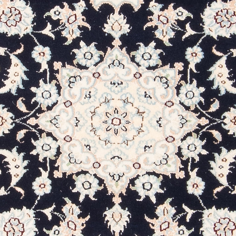 Perserteppich - Nain - Premium - 123 x 80 cm - dunkelblau