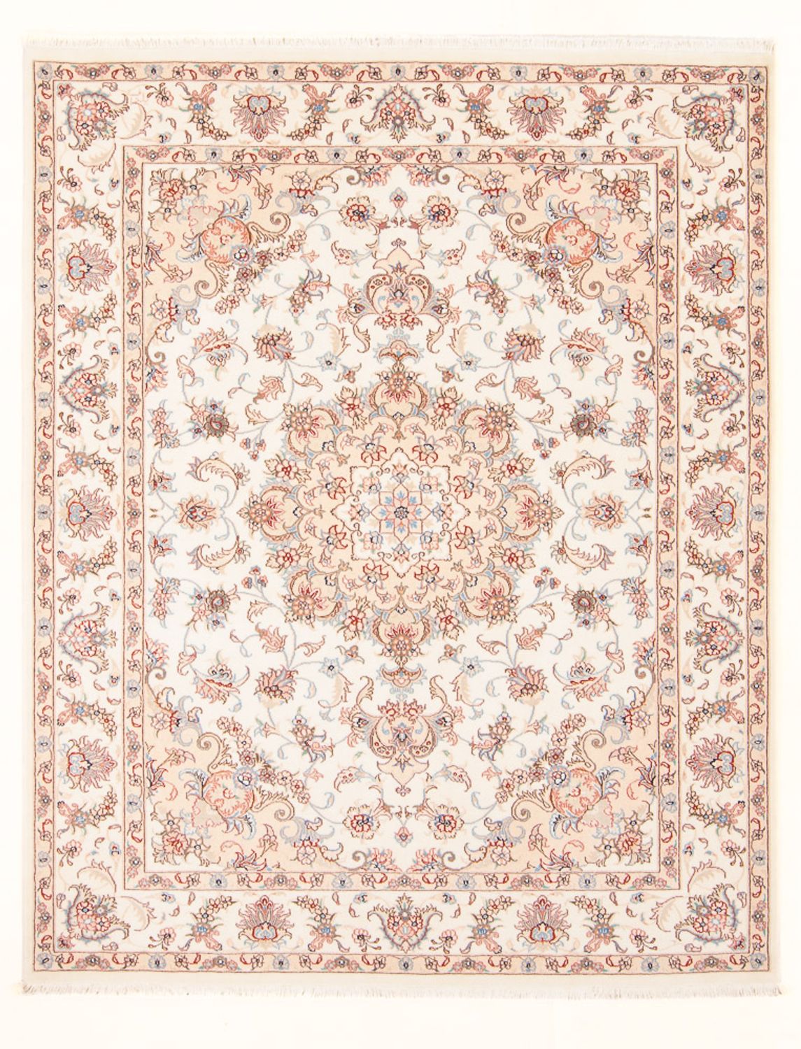 Perserteppich - Täbriz - Royal - 198 x 150 cm - creme