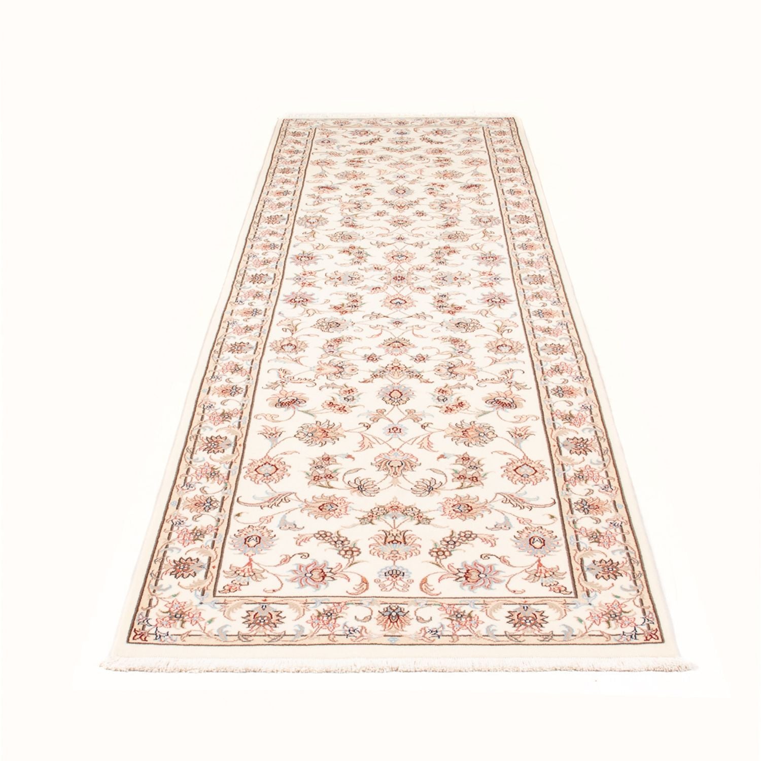 Läufer Perser - Täbriz - Royal - 294 x 89 cm - creme