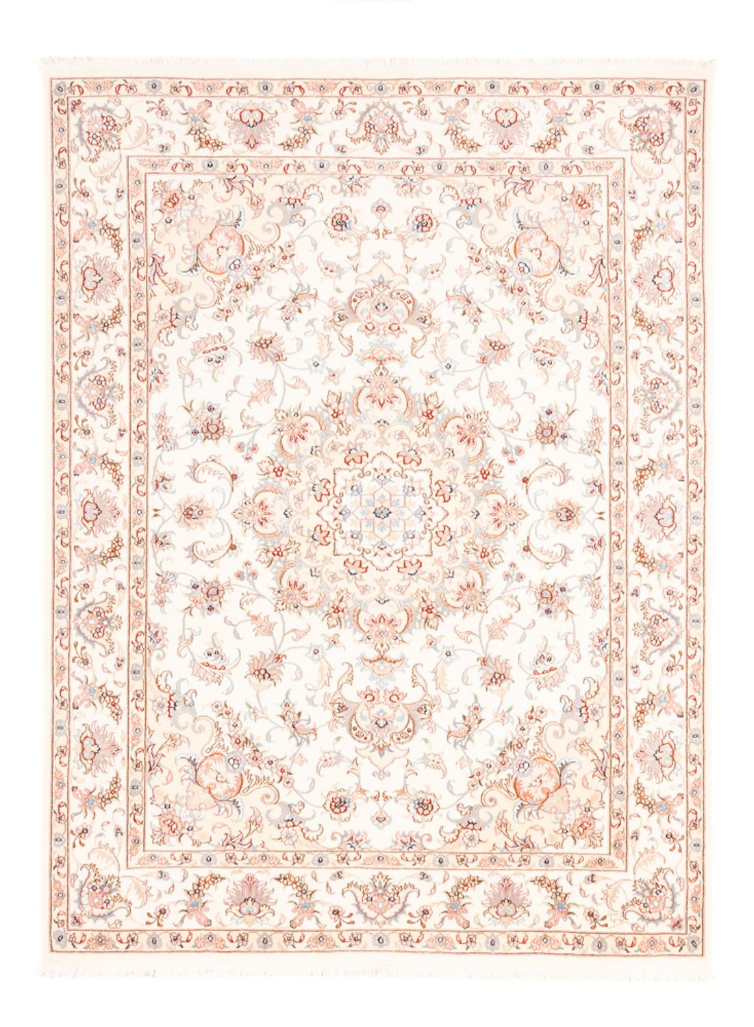Perserteppich - Täbriz - 195 x 149 cm - creme