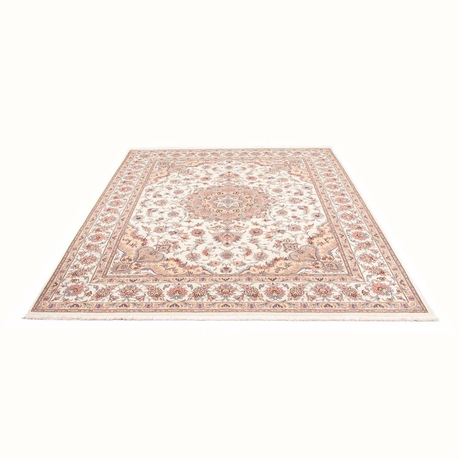 Perserteppich - Täbriz - Royal - 252 x 198 cm - creme