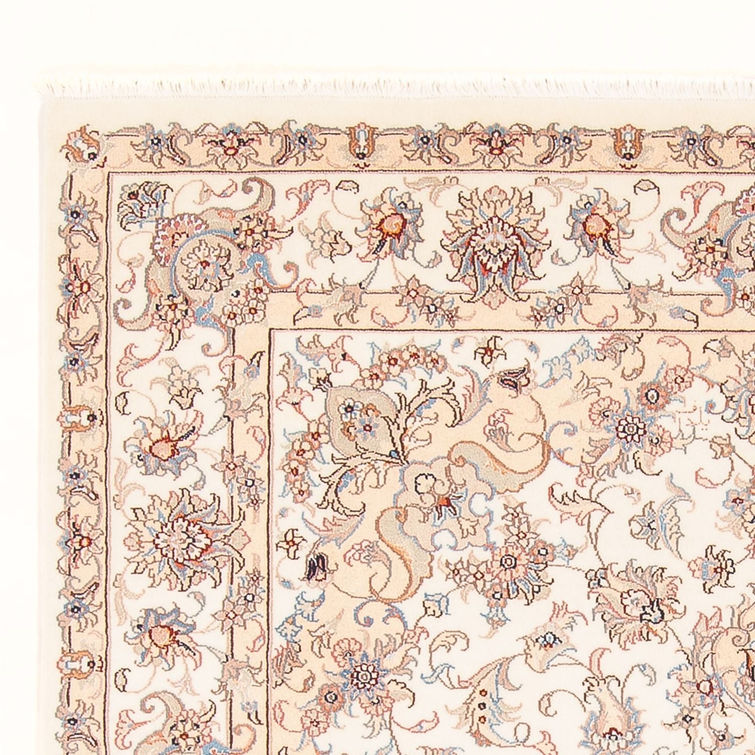 Perserteppich - Täbriz - Royal - 201 x 149 cm - creme